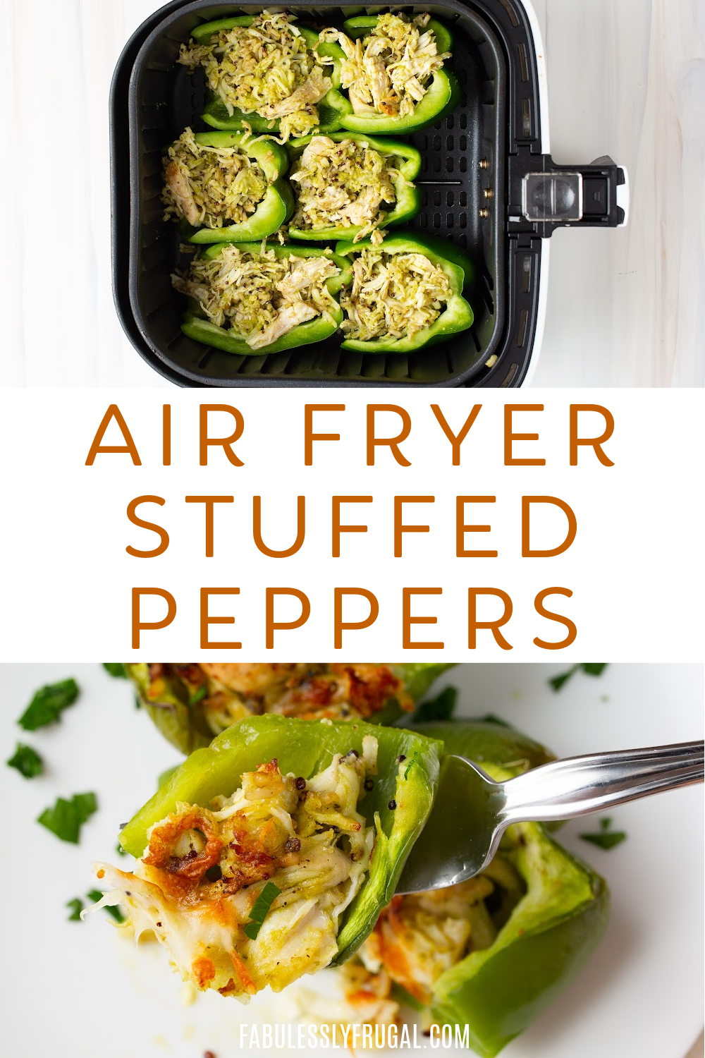 air fryer stuffed peppers