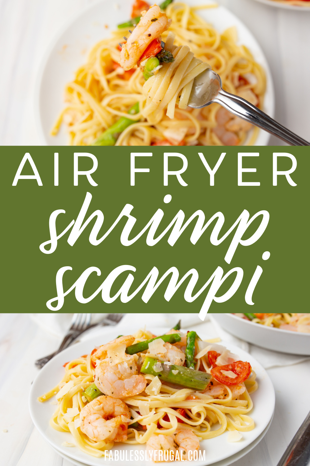 air fryer shrimp scampi recipe