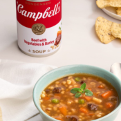 12-Pack Campbell's Condensed Beef with Vegetables & Barley Soup as low...