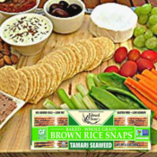 12-Pack Edward & Sons Brown Rice Snaps, Tamari Seaweed as low as $10.19...