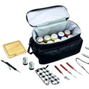 12-Piece Cooler Bag And BBQ Utensil Set $22.99 (Reg. $99.99) - Essentials...