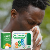 144 Sprays Flonase 24 Hour Allergy Relief Nasal Spray Bottle as low as...
