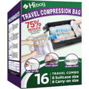 16-Pack Roll-Up Travel Storage Bags $18.99 (Reg. $23.99) - $1.19/bag! FAB...