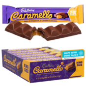 18 Count Cadbury Caramello Milk Chocolate and Caramel King Size Candy as...
