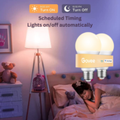 2-Pack Govee LED WiFi Smart Light Bulbs $8.50 (Reg. $17) - 5K+ FAB Ratings!...