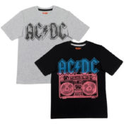 2-Pack Old School Rock Music Boys Graphic T-Shirts $7.19 - $3.60 each,...