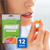 300-Count HALLS Defense Assorted Citrus Sugar Free Vitamin C Drops as low...