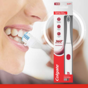 4-Pack Colgate 360 Advance Whitening Electric Toothbrush $14.99 After Code...