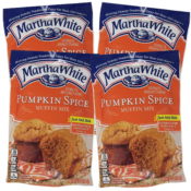 4-Pack Martha White Pumpkin Spice Muffin Mix with By The Cup Spreader $13.29...