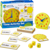 41-Piece Learning Resources Time Activity Set $10.91 (Reg. $23.85) - FAB...