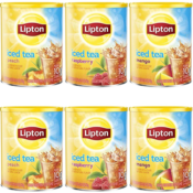 6 Canisters Lipton Lemon Iced Tea Mix as low as $12.85 Shipped Free (Reg....