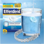 90 Count Efferdent PM Denture Cleanser Tablets as low as $4.69 After Coupon...