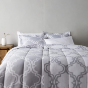 Amazon Basics Microfiber Reversible Comforter Bedding Set (King) $23.78...