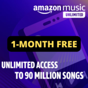 Amazon Music Unlimited Offers 1-MONTH Free to Enjoy 90 Million Songs in...