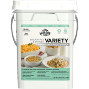 106 Servings Augason Farms Breakfast and Dinner Variety Pail Emergency...