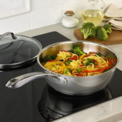 Cuisinart 3-Quart Stainless Steel Chef’s Pan $20.99 After Coupon (Reg....