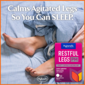 FOUR Bottles 50-Count Hyland's Naturals Restful Legs Nighttime Tablets...