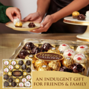 Ferrero Rocher 24-Count Premium Gourmet Assorted Chocolates Collection,...