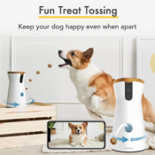 Today Only! Furbo 360° View Wide-Angle Wifi Pet Camera with Treat Tossing...