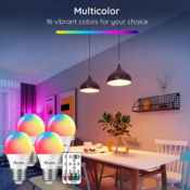 Enjoy Dynamic Colors and Powerful Light Controls at Home with Govee 4 Pack...