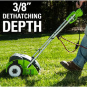 Greenworks 10 Amp 14-inch Corded Electric Dethatcher $88.50 Shipped Free...