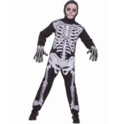 Kids Skeleton Halloween Costume $5 - 3 Sizes