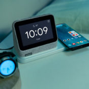 Lenovo Smart Clock 2 with Wireless Charging Dock, Heather Grey $49.88 Shipped...