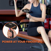 Get Rid Of All The Aches And Pains By Using This Massage Gun with 8 Massage...