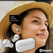 Panasonic True Wireless Bluetooth Earbuds (White) $22.99 After Code (Reg....