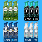 Save $3 on 3-Pack Febreze Air Effects Spray Air Fresheners as low as $7.03...