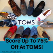 LAST DAY! Don't Miss This 75% Off Surprise Sale at TOMS!