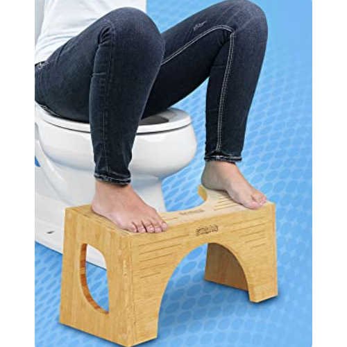 Squatty Potty Bamboo Flip Toilet Stool And Height 2-Sizes, 52% OFF