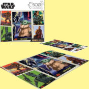 Star Wars The Mandalorian 500-Piece Trading Cards Jigsaw Puzzle $4.86 (Reg....