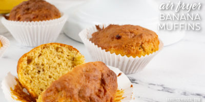 air fryer banana muffins