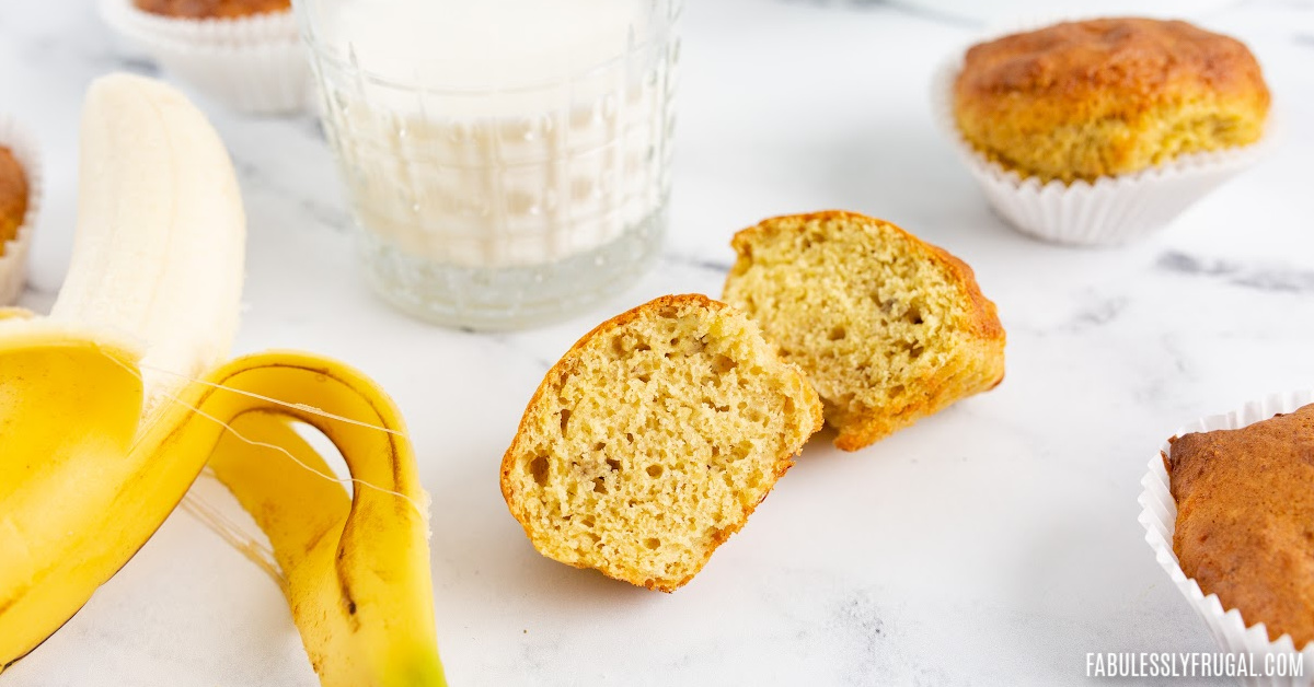 air fryer banana muffins