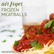 air fryer frozen meatballs