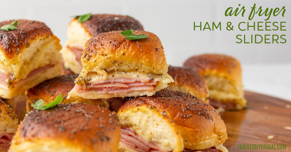 ham and cheese slider sandwiches recipe in the air fryer