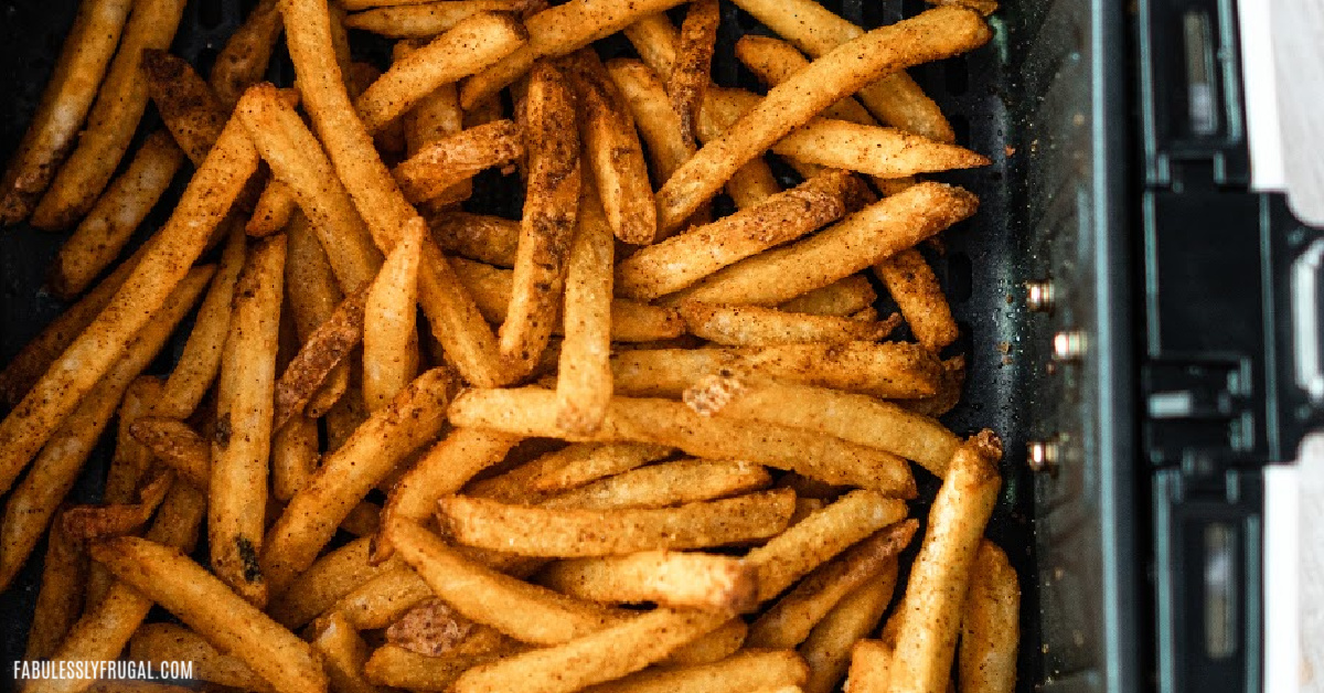 leftover fries in air fryer