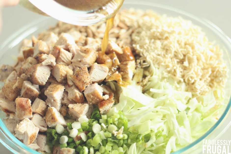 Ramen chicken salad recipe
