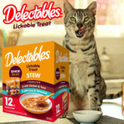 Save 30% on Hartz Delectables Senior Lickable Wet Cat Treats as low as...