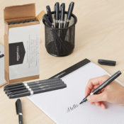 12-Pack Amazon Basics Calligraphy Black Brush Pen as low as $3.52 Shipped...
