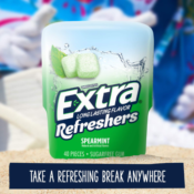 160-Count EXTRA Refreshers Spearmint Chewing Gum as low as $14.93 Shipped...