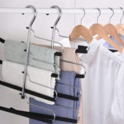 2-Pack 4 Layers Space Saving Pants Hangers $10.99 After Code (Reg. $21.99)...