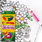 24-Count Crayola Assorted Erasable Colored Pencils $2.69 (Reg. $9.69) -...