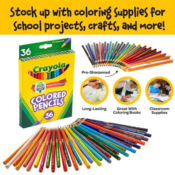 36-Count Crayola Colored Pencils $5.97 (Reg. $9.69) - FAB Stocking Stuffer