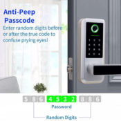 5-in-1 Smart Entry Door Lock  $76 After Code (Reg. $190) + Free Shipping...