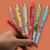 Whether You're Writing Notes In Class Or Sketching, These 6-Pack Christmas...