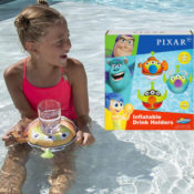 6-Pack SwimWays Disney Pixar Inflatable Floating Pool Drink Holders $2.99...