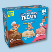 64-Count Kellogg's Variety Pack Rice Krispies Treats Crispy Marshmallow...