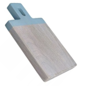 9-Inch Rectangular or Round Wood Serving Board with Knife $3 (Reg. $15)...